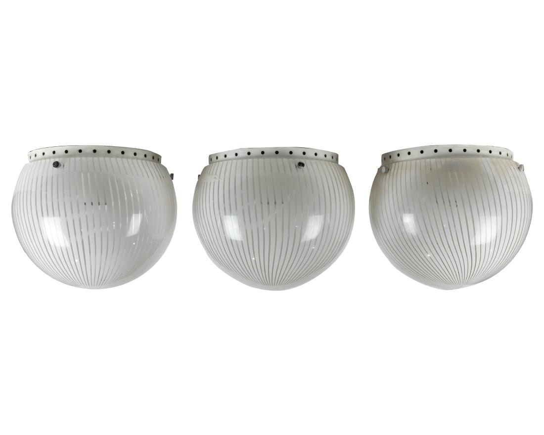 Three Venini Flush Mount Fixtures (1 of 3)