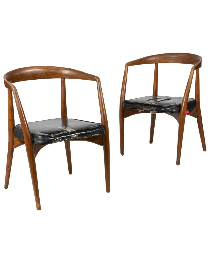 Lawrence Peabody - Walnut Arm Chairs (1 of 6)