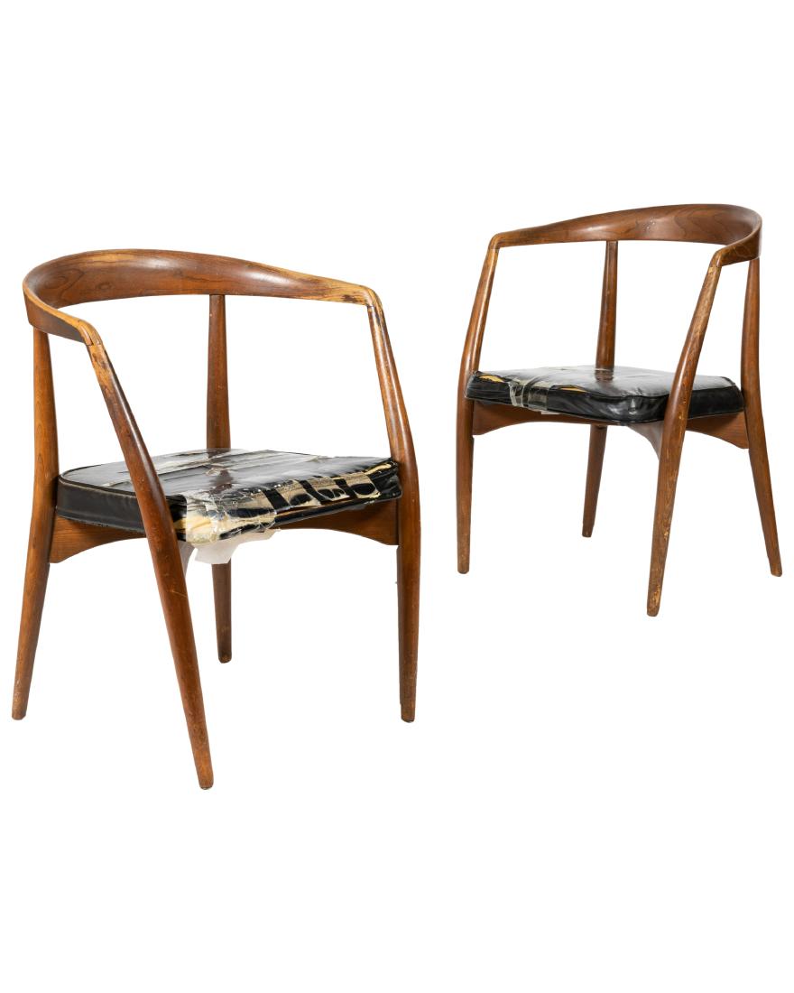Lawrence Peabody - Walnut Arm Chairs (1 of 4)