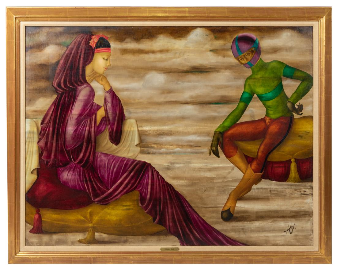 Philippe Auge - "Jadis et Apres" - Oil on Canvas (1 of 4)