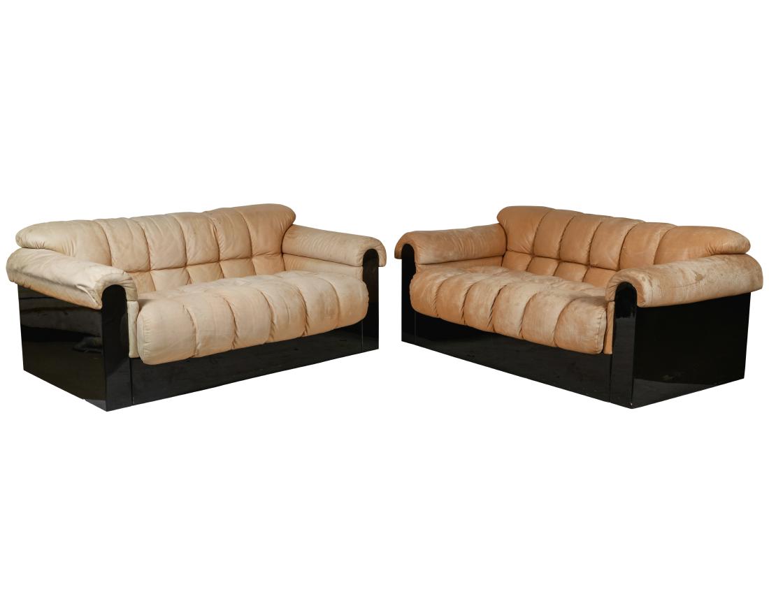Pair Italian Loveseats (1 of 4)