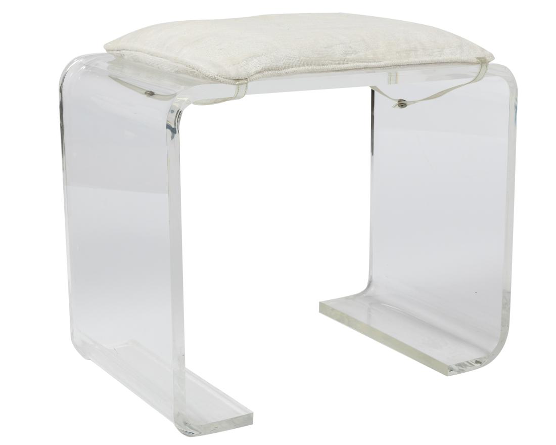 Bent Lucite Stool (1 of 2)