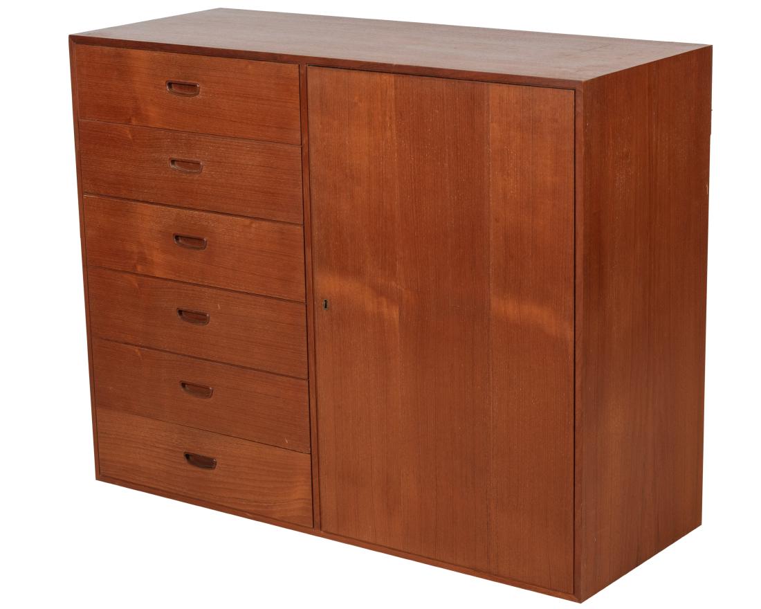 Danish Teak Chifferobe (1 of 3)