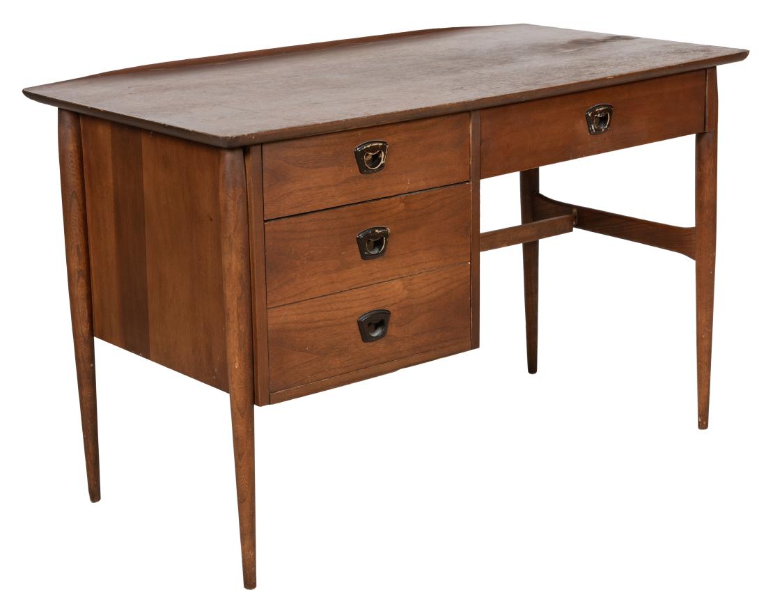 Mid Century Walnut Desk (1 of 3)