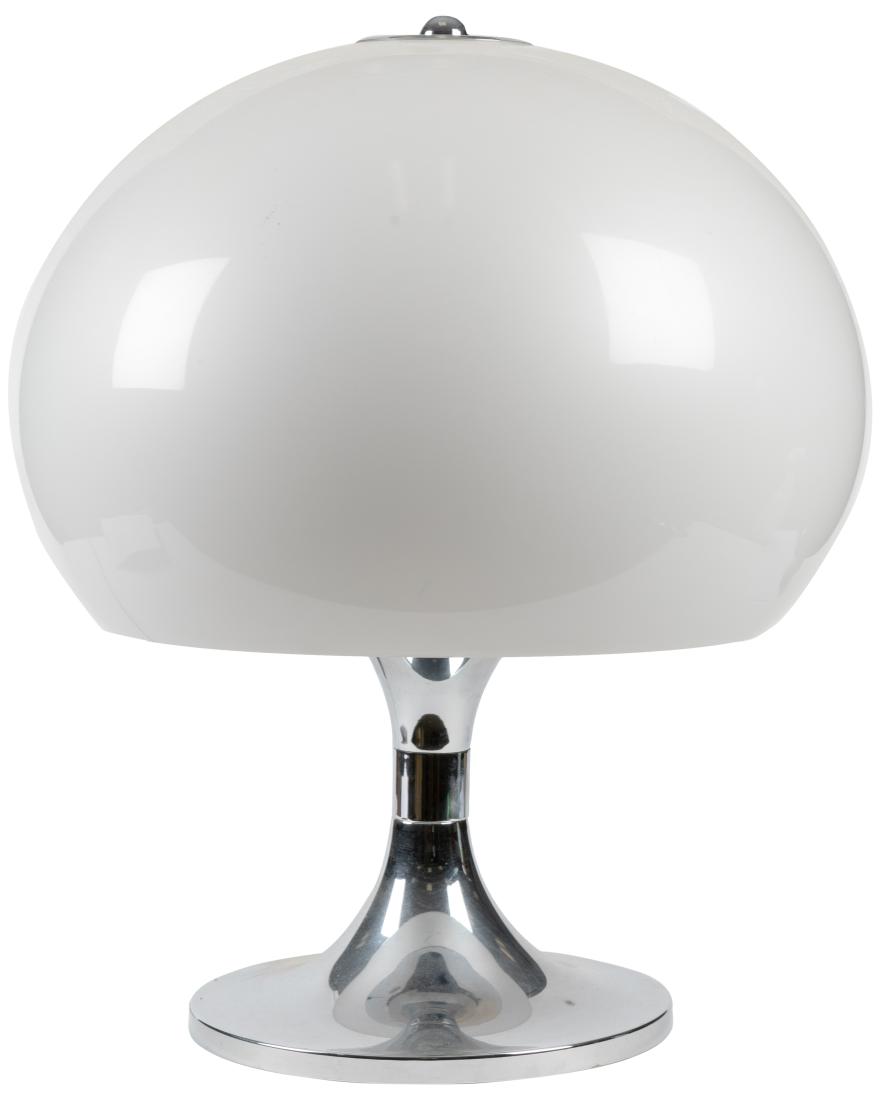Chrome and Plastic "Ball" Table Lamp (1 of 2)