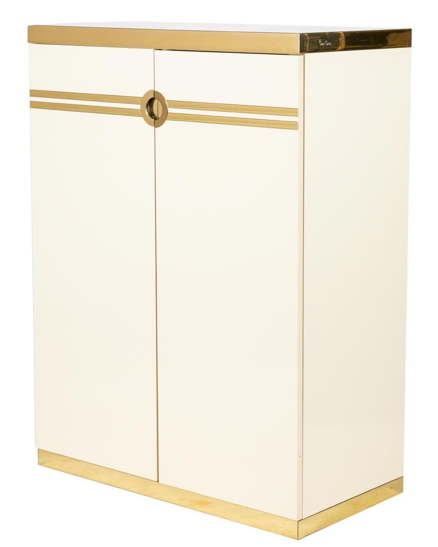 Pierre Cardin - Highboy Dresser: Description - Pierre Cardin highboy dresser, signed. Dimensions - 51" x 38.5" x 19"