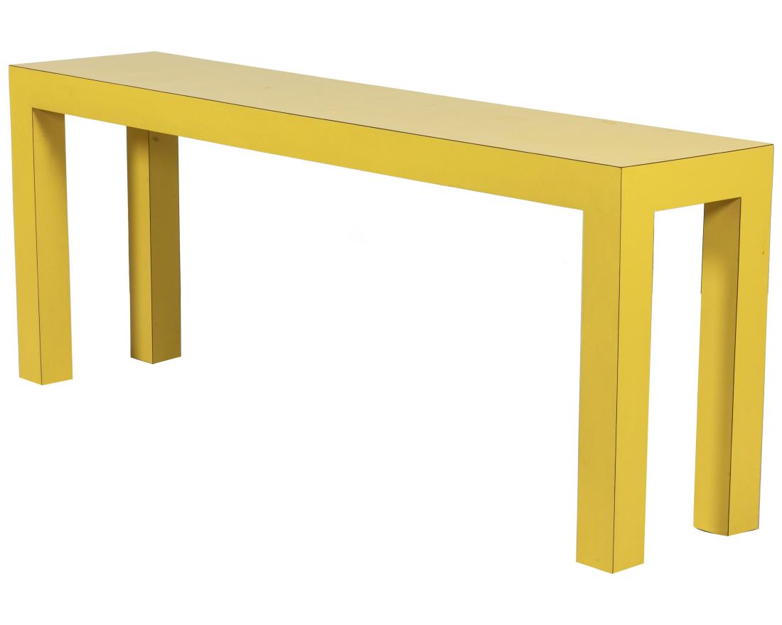 Laminate Sofa Table: Description - Laminate sofa table. Dimensions - 25" x 64" x 14"