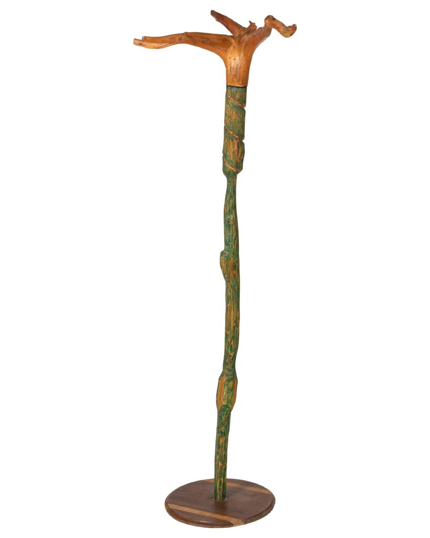 Victor Muller - Freeform Coat Rack: Description - Victor Muller freeform driftwood coat rack. Dimensions - 61" x 25"