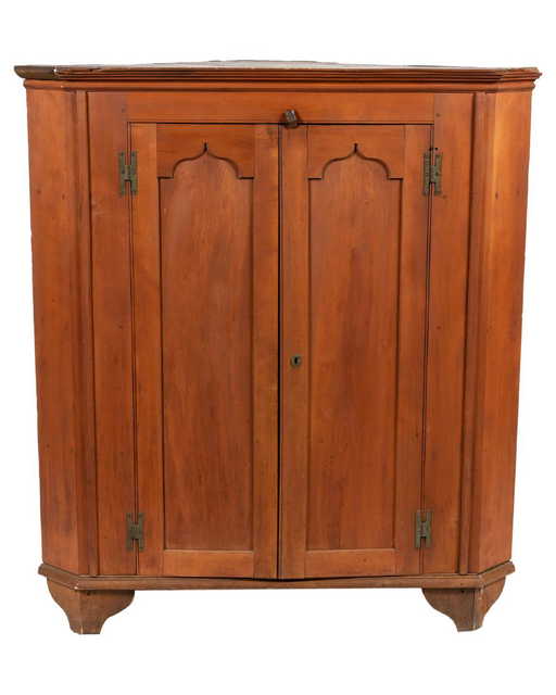 Antique Cherry Corner Cabinet - Antique Cherry Corner Cabinet