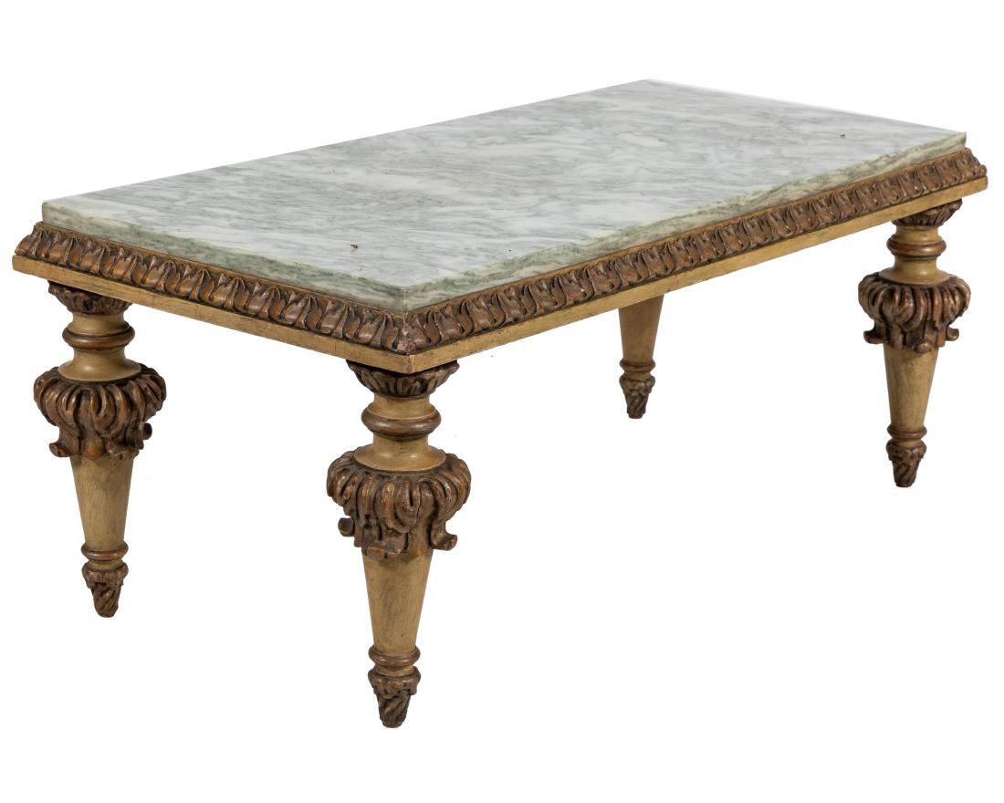 Italian Marble Top Coffee Table (1 of 2)
