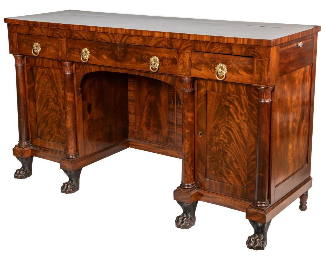 Empire Mahogany Sideboard (1 of 9)