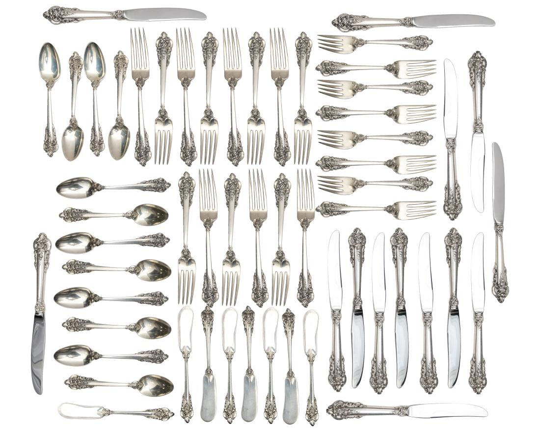 Wallace Grand Baroque Flatware Set - 55 Pieces (1 of 4)