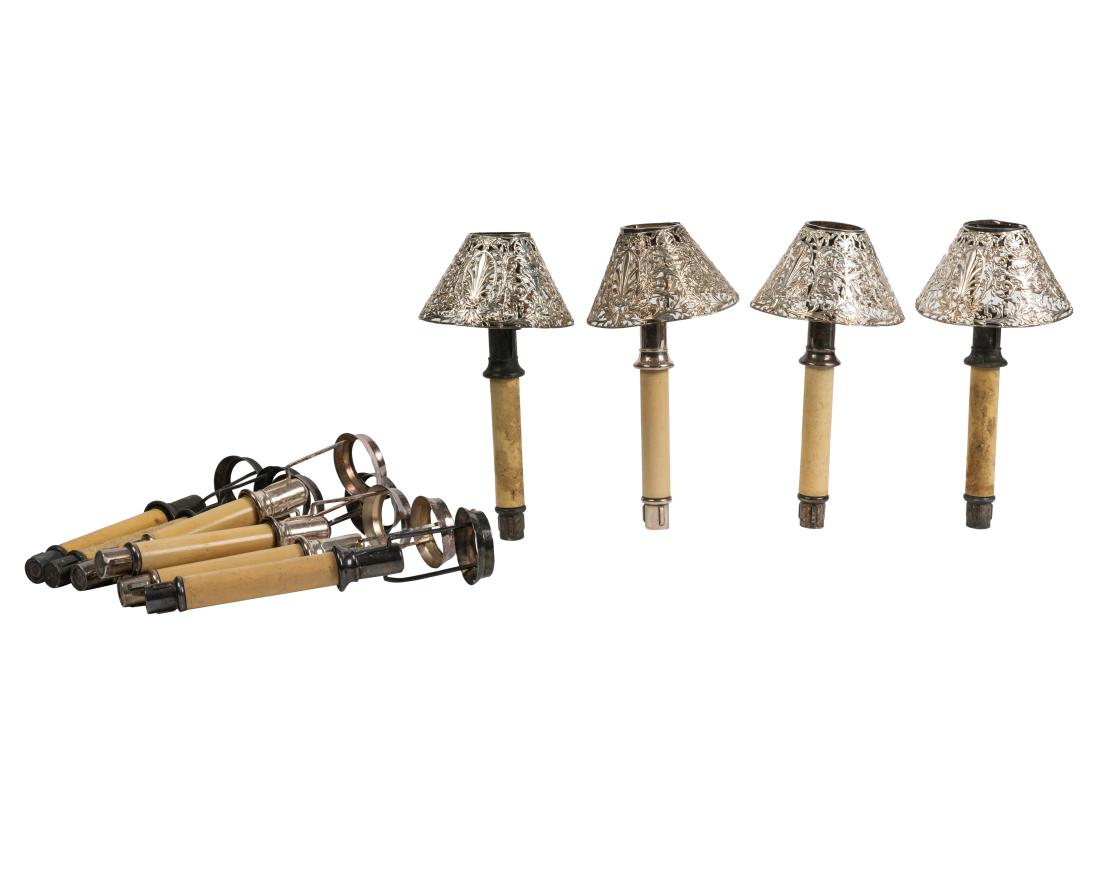 Gorham Silver Plated Shades with Candleholders (1 of 2)