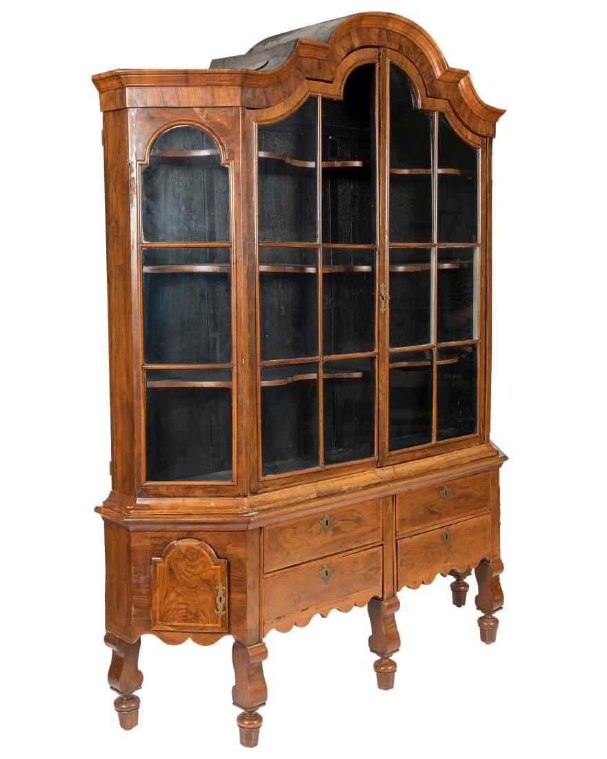 Antique Dutch Walnut Cupboard (1 of 9)