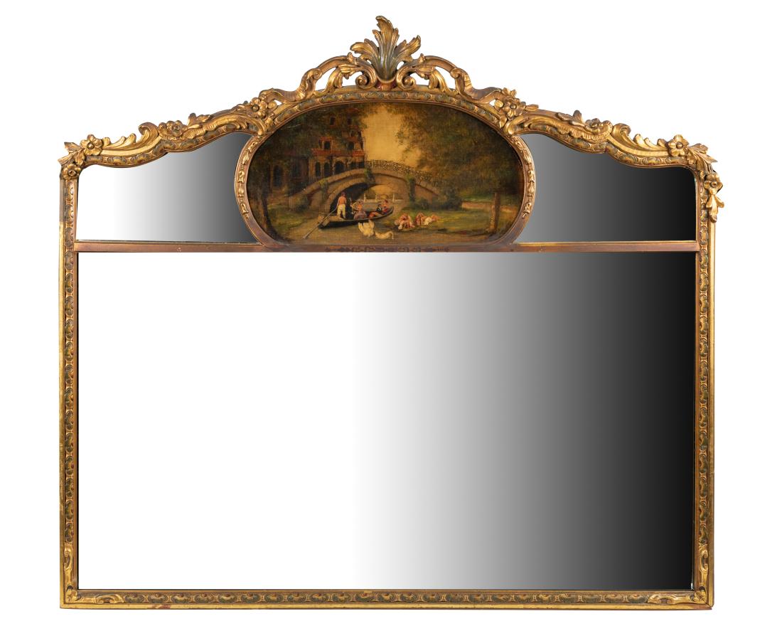 French Trumeau Mirror (1 of 1)