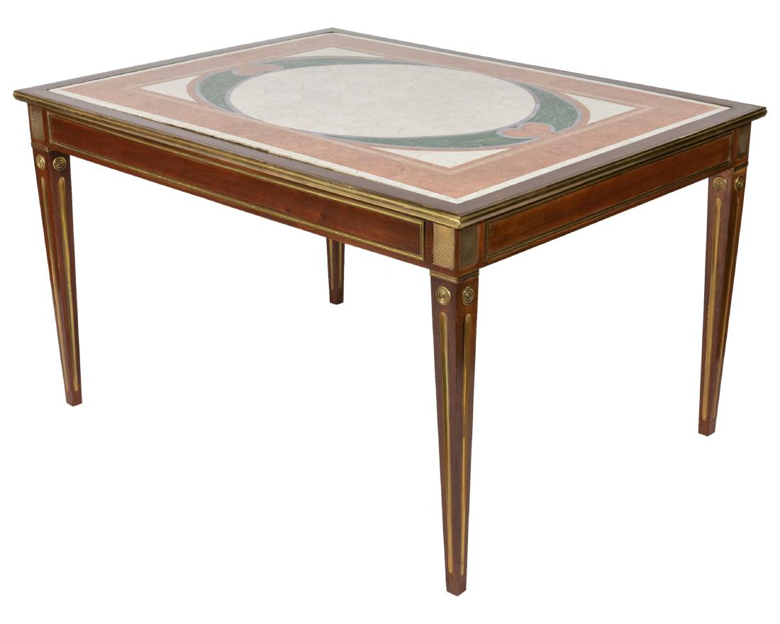 French Bronze Mounted Center Table (1 of 6)