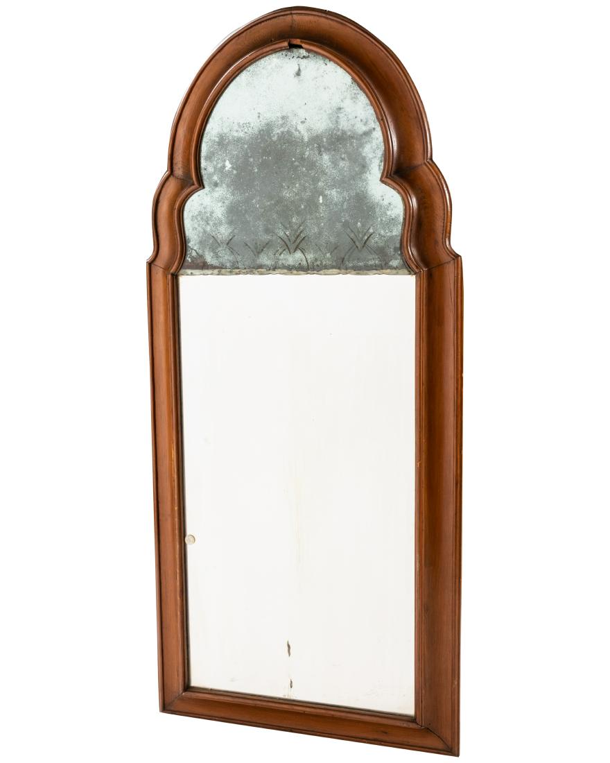 Queen Anne Pine Etched Mirror (1 of 6)
