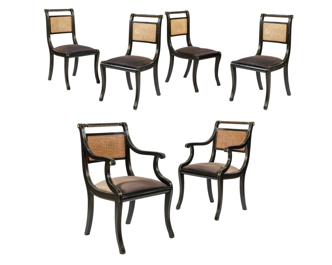 English Regency Style Dining Chairs (1 of 5)