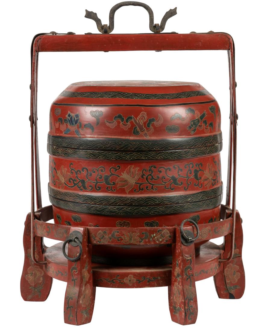 Oriental Lacquer Wedding Box (1 of 5)