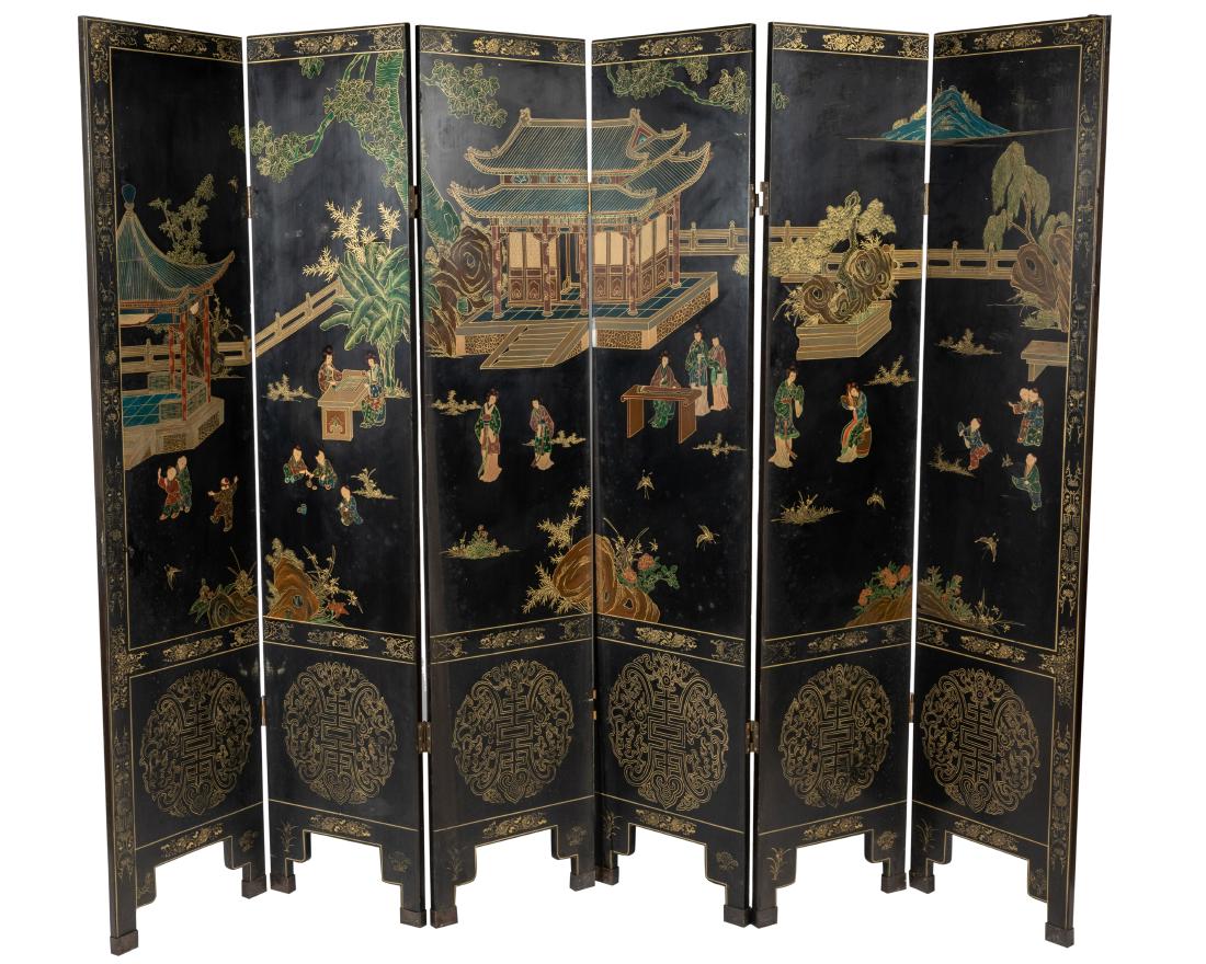 6 Panel Japanese Screen (1 of 3)
