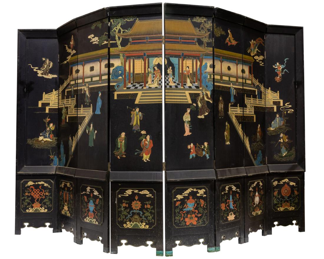 8 Panel Japanese Screen (1 of 4)