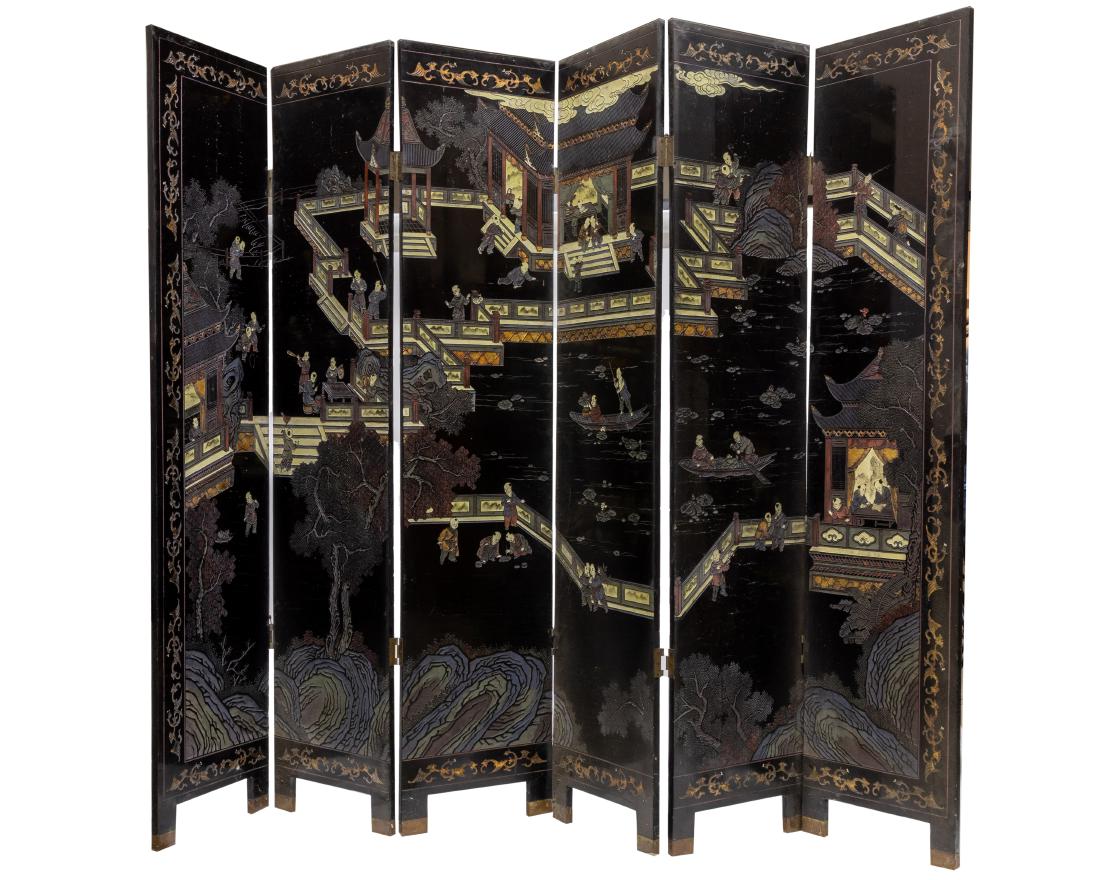 6 Panel Coramandel Screen (1 of 4)