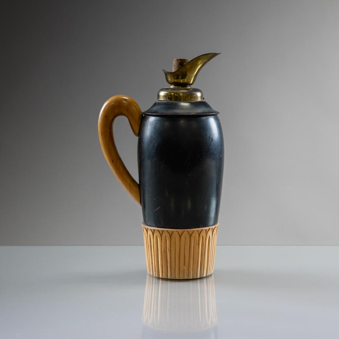 Aldo Tura - Macabo Pitcher: Description - Aldo Tura for Macabo pitcher. Dimensions - 11" x 6" x 4"