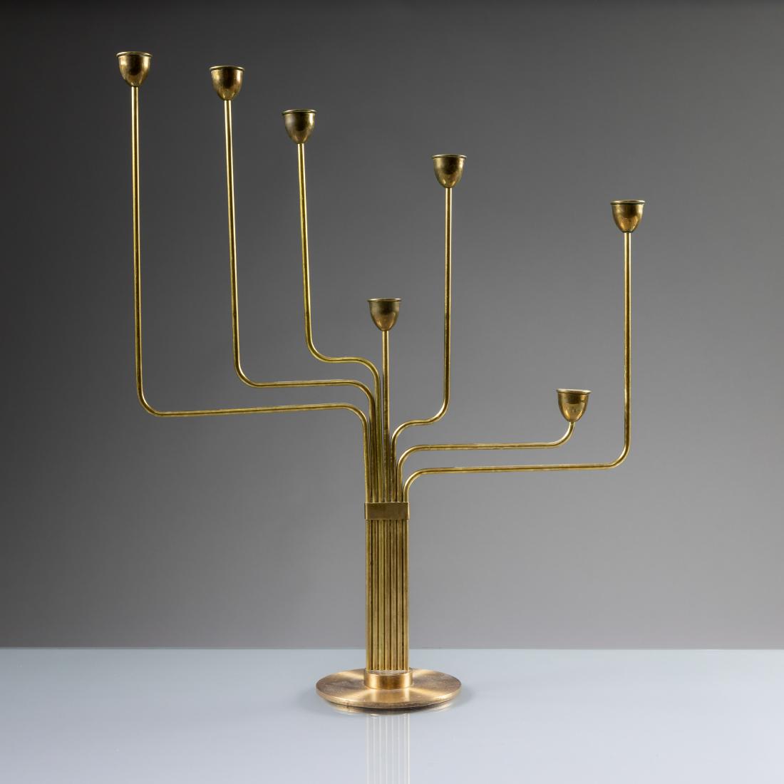 Piet Hein - Ursa Major - Candelabra: Description - A Piet Hein "Ursa Major" brass candelabra. Denmark, 1953. Dimensions - 20.5" x 15.75" x 4.75"
