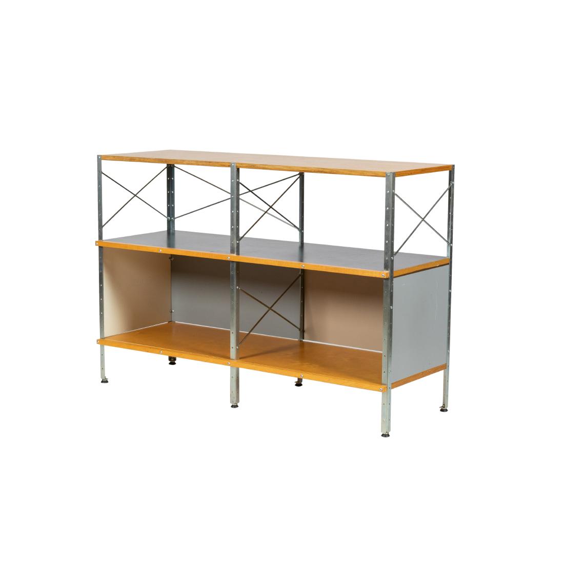 Charles & Ray Eames - Herman Miller - ESU 200: Description - Charles and Ray Eames for Herman Miller ESU 200 shelf unit. Dimensions - 33" x 47" x 16"