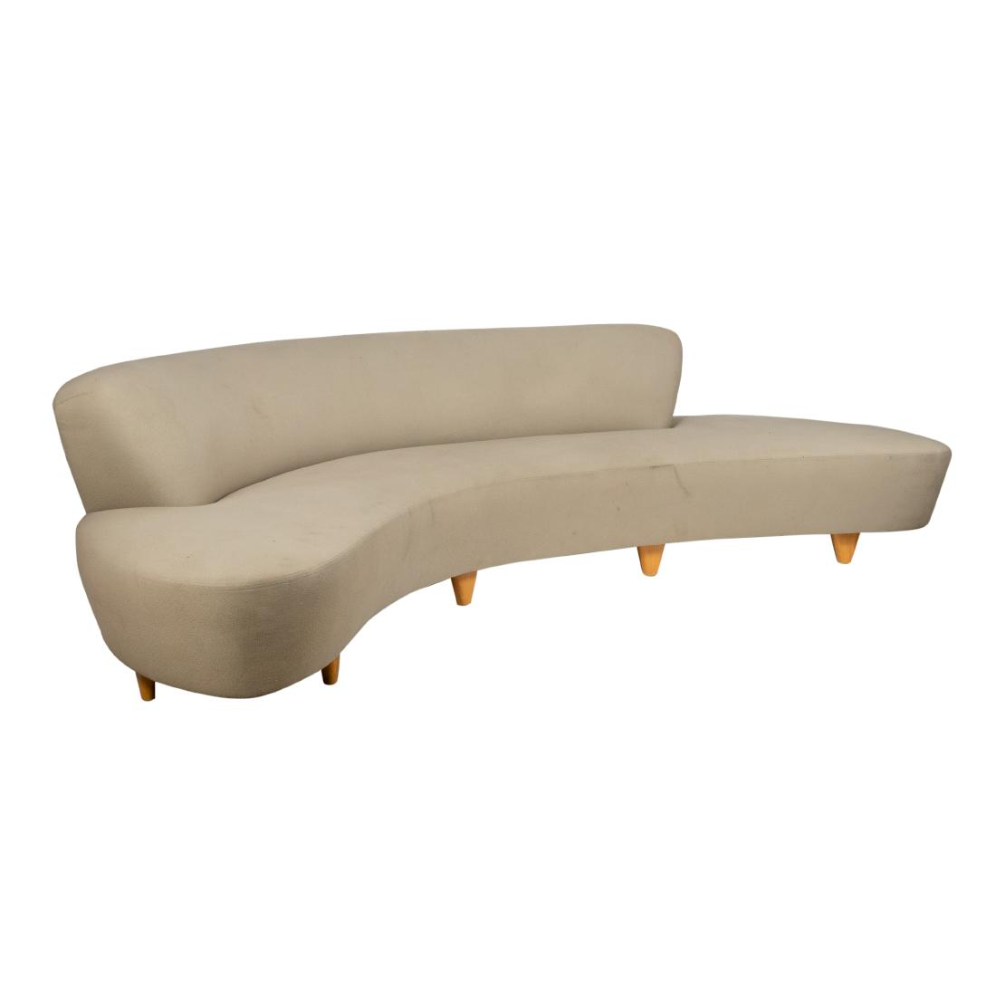 Vladimir Kagan (Attr.) - Cloud Sofa: Description - Vladimir Kagan attributed cloud sofa. Dimensions - 29" x 115" x 65"