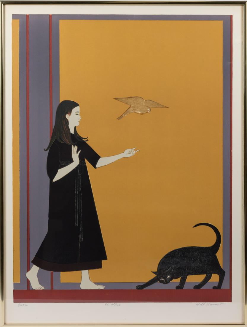 Will Barnet - Lithograph - "Youth": Description - A signed lithograph by Wil Barnet Dimensions - 29" x 22"