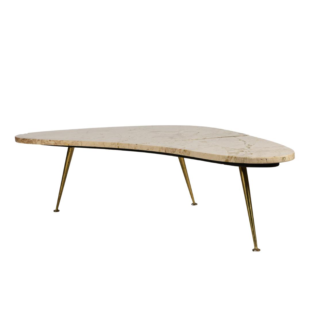 Marble Top Boomerang Coffee Table (1 of 4)