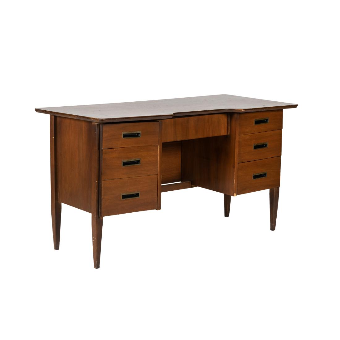 Mid Century Walnut Desk (1 of 3)