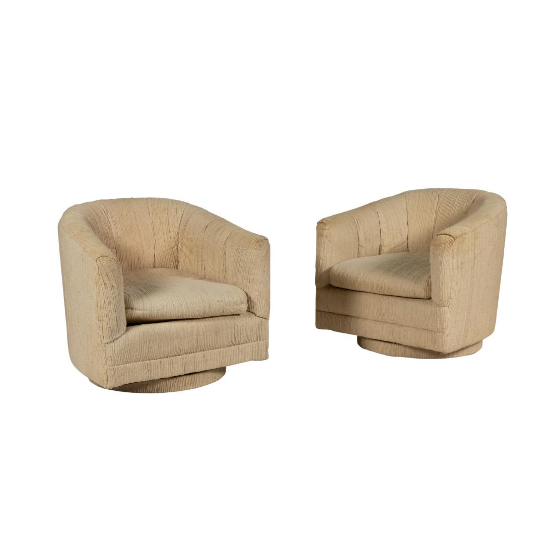 Pair Swivel Chairs (1 of 3)