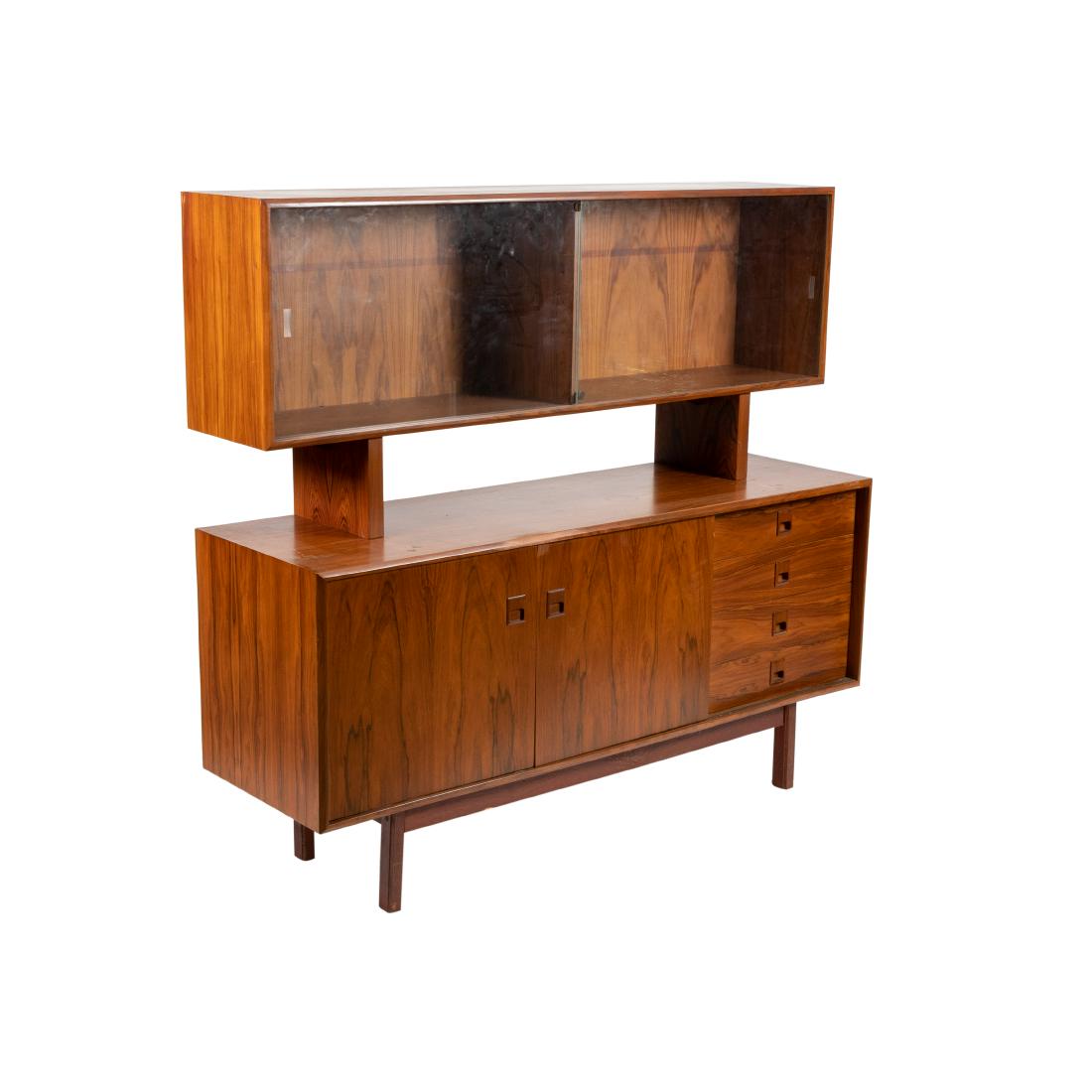 Two Part Danish Teak Credenza (1 of 5)