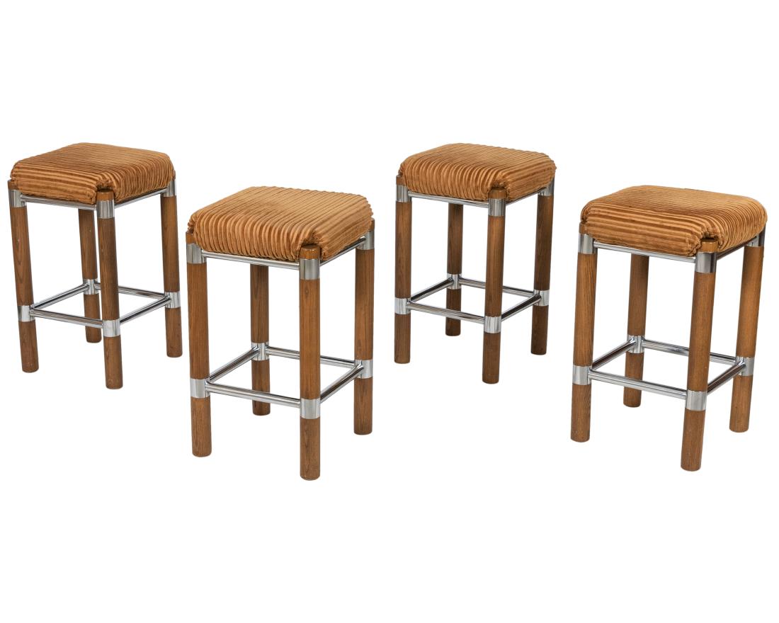 Chrome Craft Stools - 4 (1 of 3)