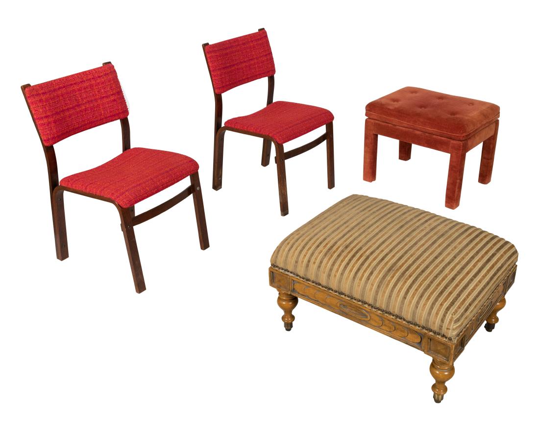 Two Chairs and Two Ottomans (1 of 2)