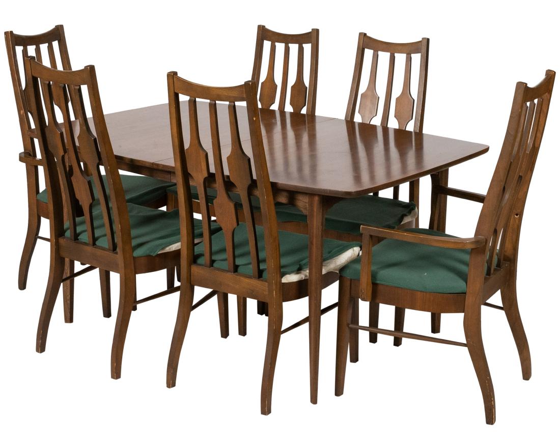 Brasilia Style Table and 6 Chairs (1 of 2)