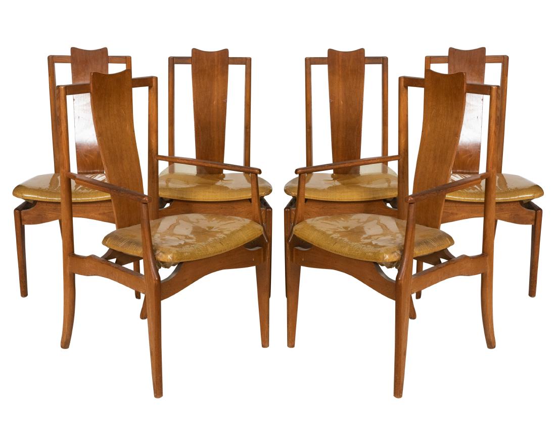 Walnut Dining Chairs - 6 (1 of 1)