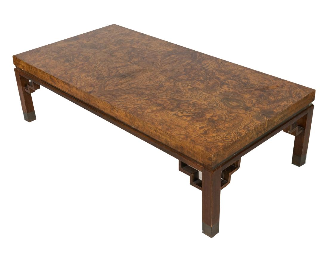 Chinese Modern Burl Coffee Table (1 of 2)