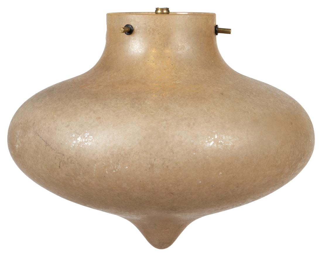 Vetri Soffiati Murano Glass Fixture: Description - Vetri Soffiati cx design murano glass fixture. Dimensions - 8" x 11"