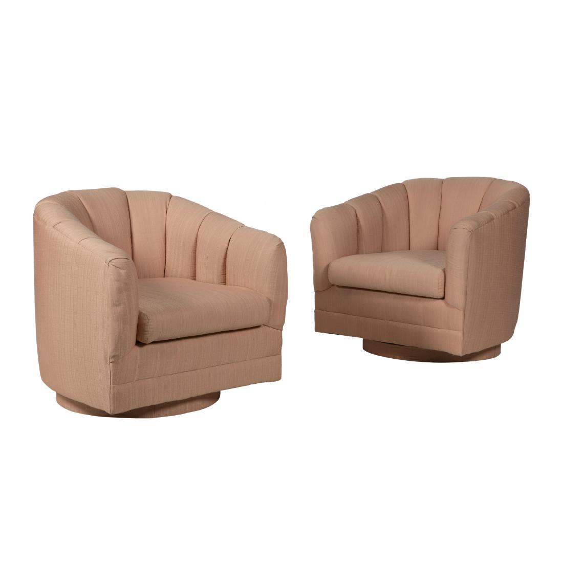 Pair Swivel Chairs (1 of 1)