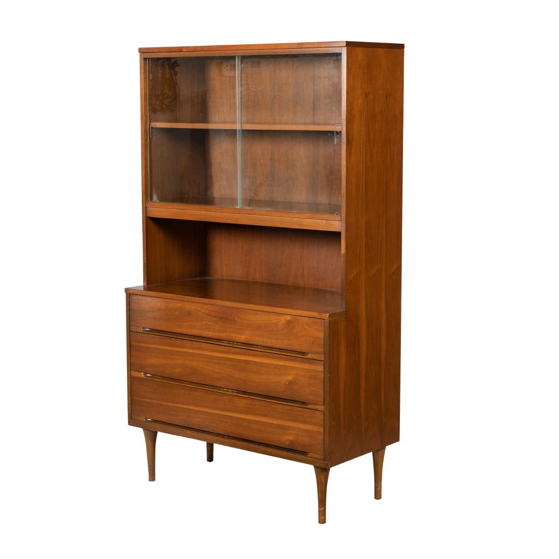 Walnut China Hutch (1 of 4)