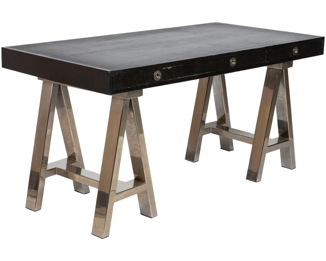 Campaign Style Sawhorse Desk (1 of 2)