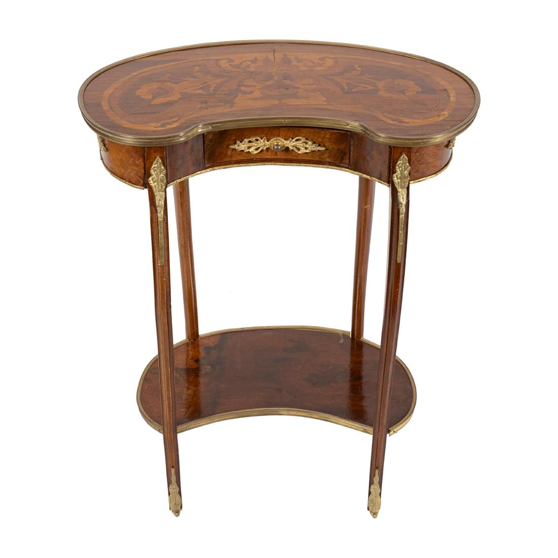 French Style Kidney End Table (1 of 5)