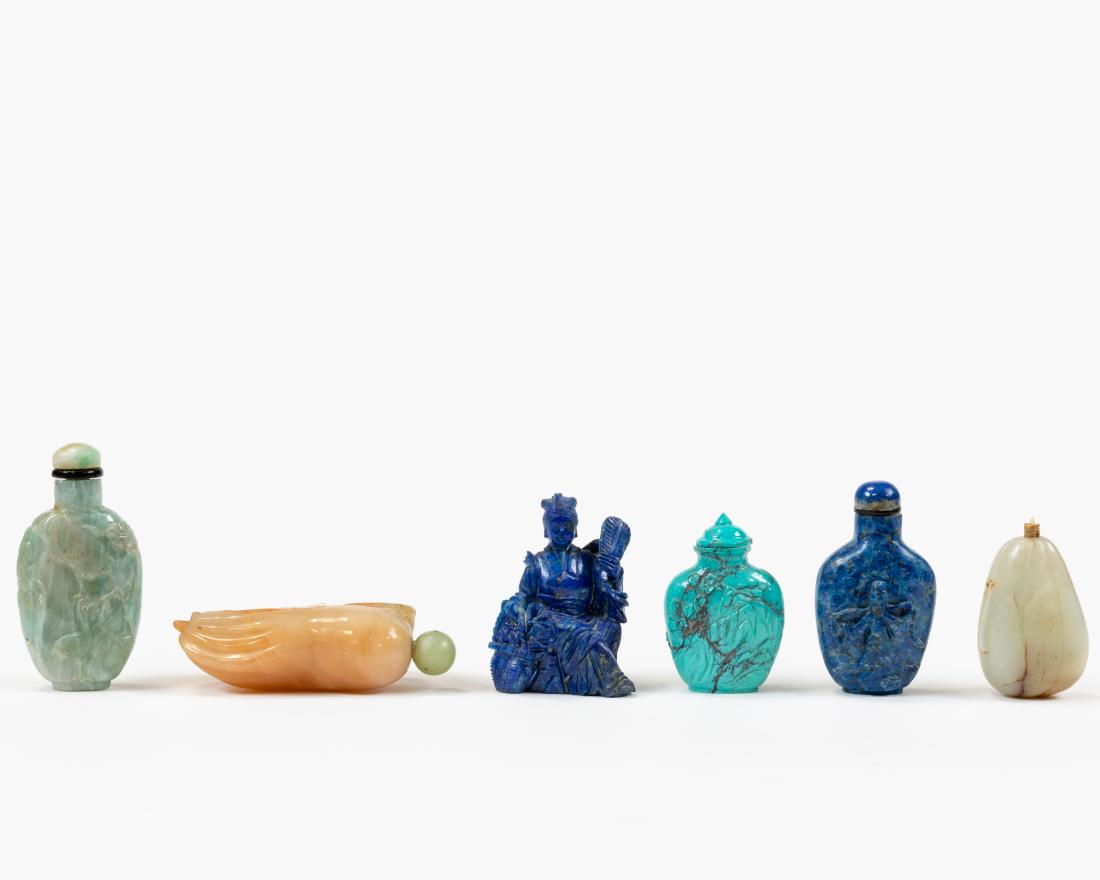Jade & Hardstone - Snuff Bottles - Six (1 of 5)