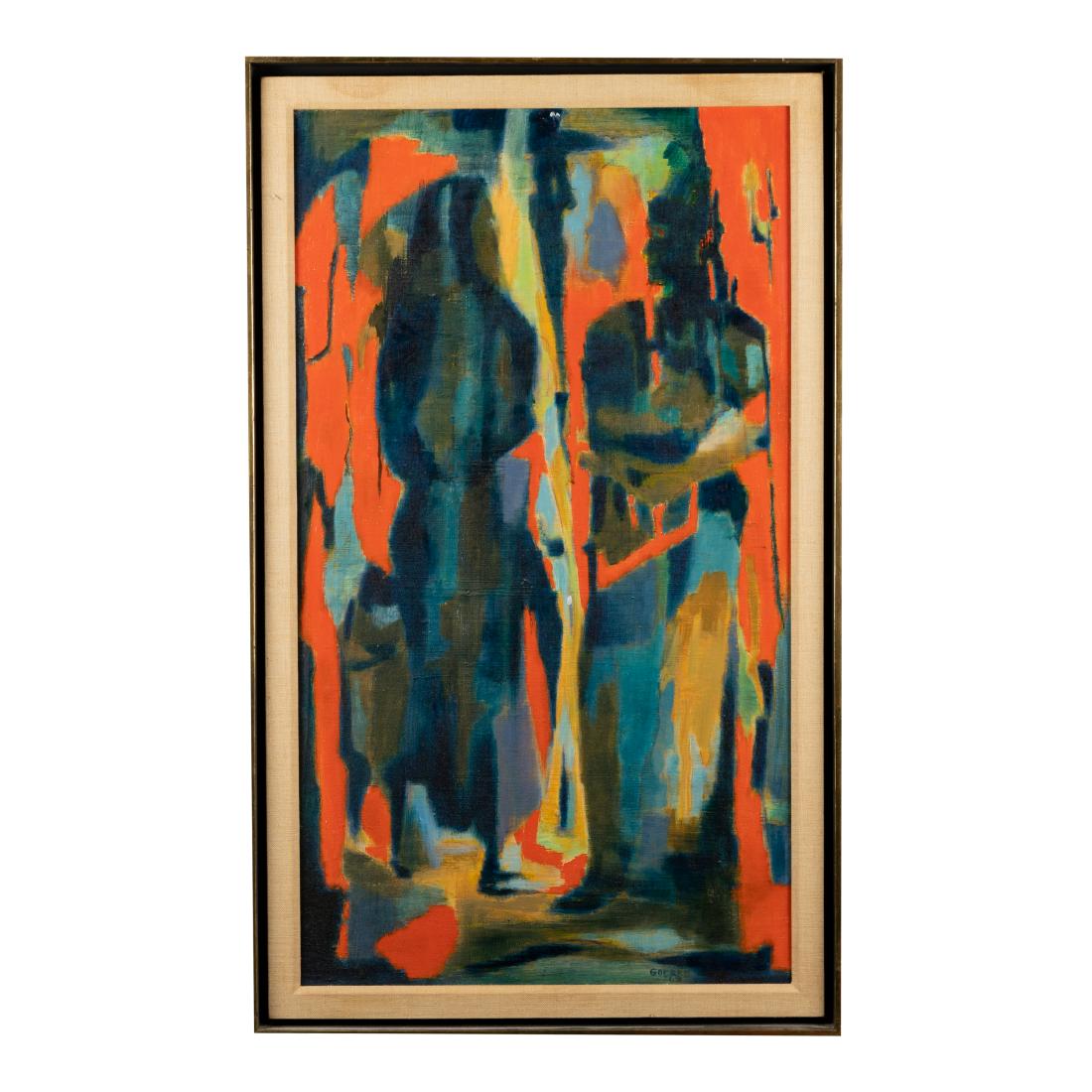 German Abstract School Painting - Goerke (1 of 5)