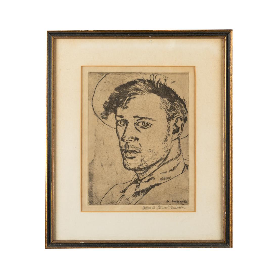 Maxwell Stewart Simpson - Etching (1 of 4)