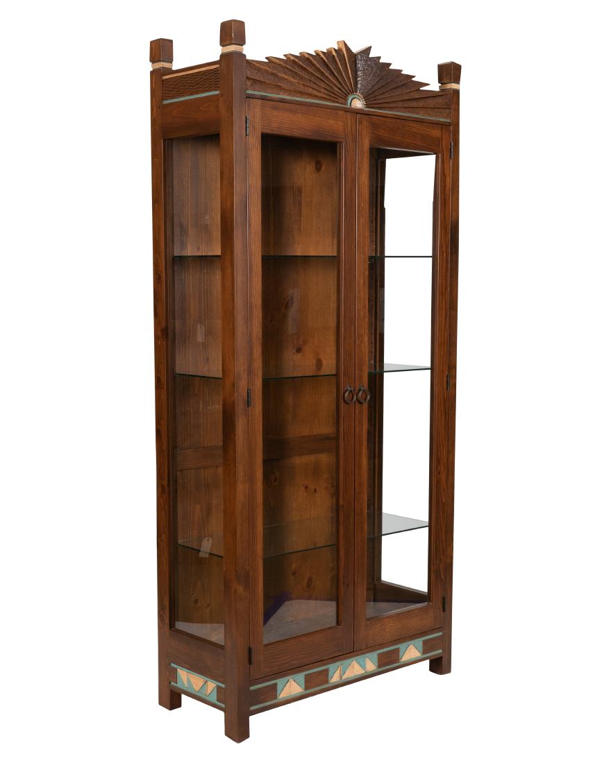 Painted Curio Cabinet (1 of 3)