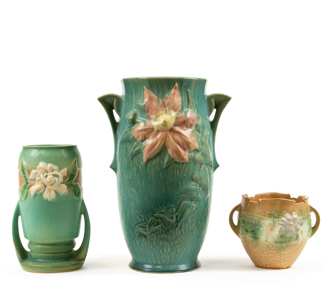 Roseville - Vases - Set of Three